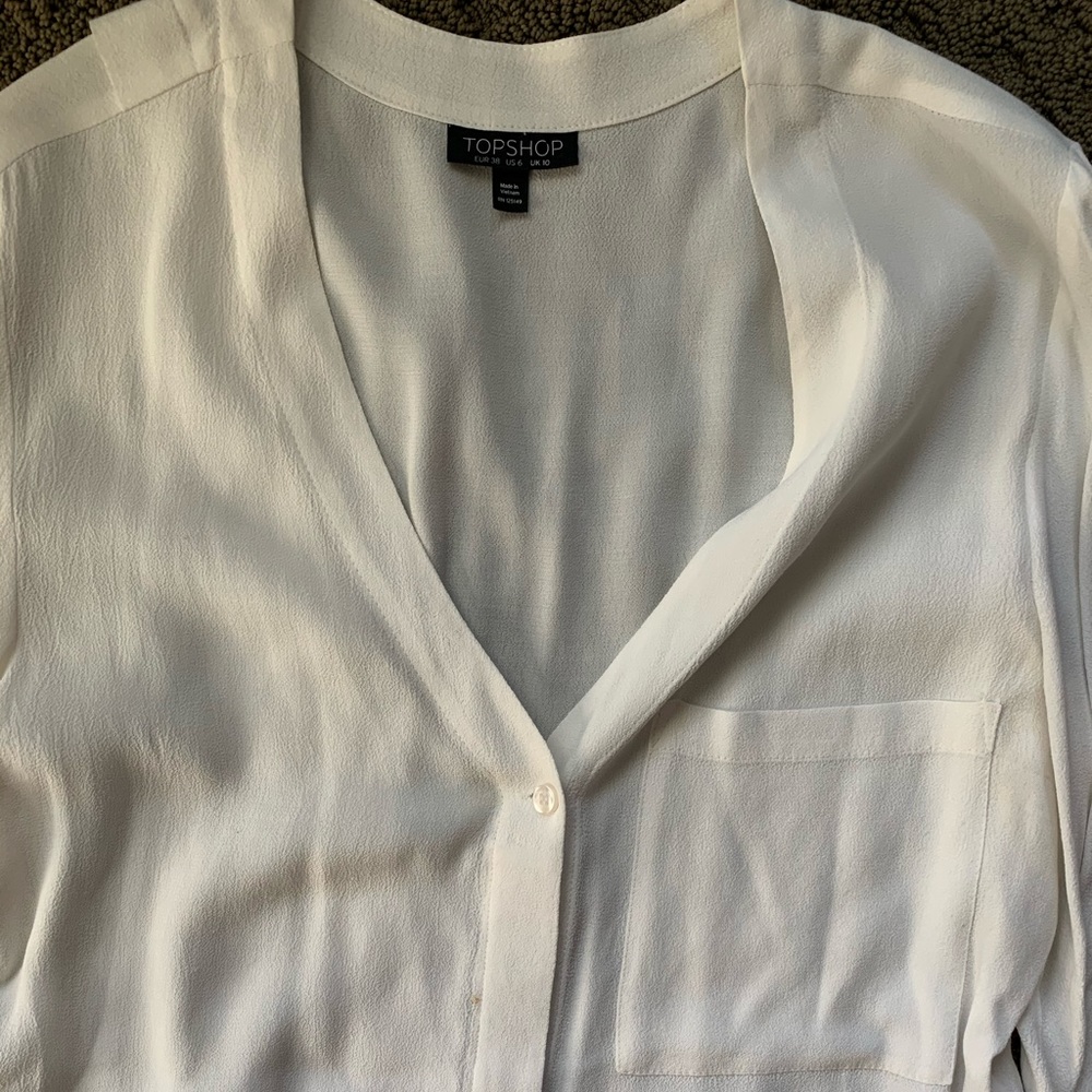 White Work Blouse - image 3